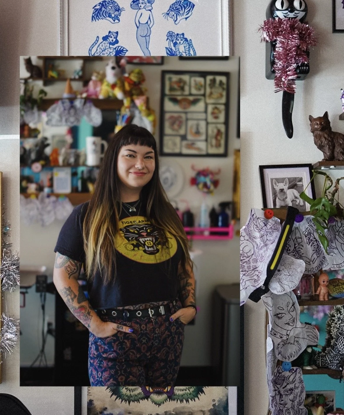 Female tattoo artist in San Diego