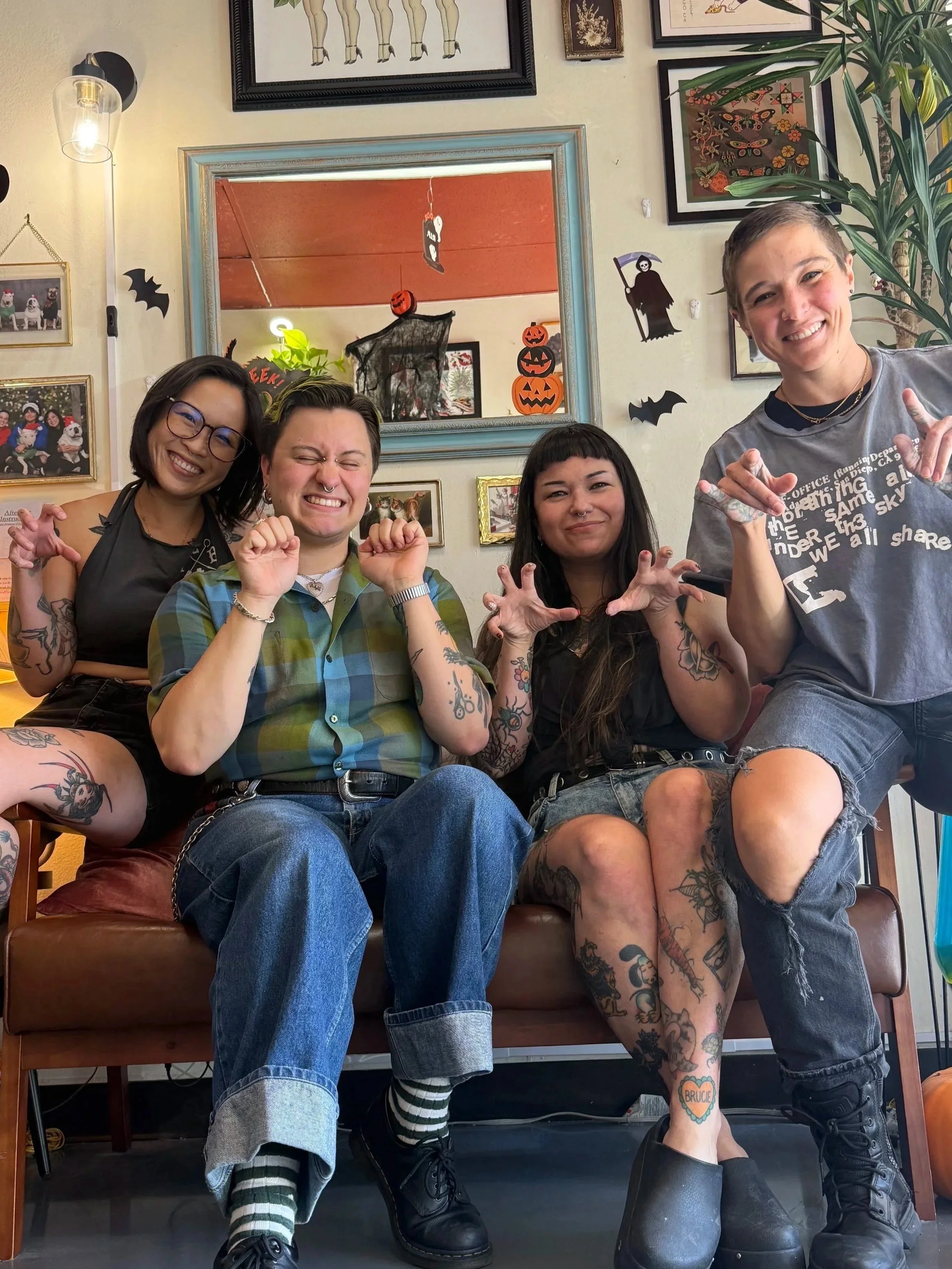 Woman, Qieer & POC tattoo shop in San Diego