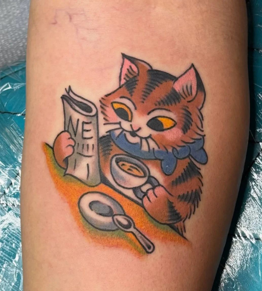 Best tattoo artist in San Diego, Lauren Skinker at Lucky Cat Tattoo in North Park