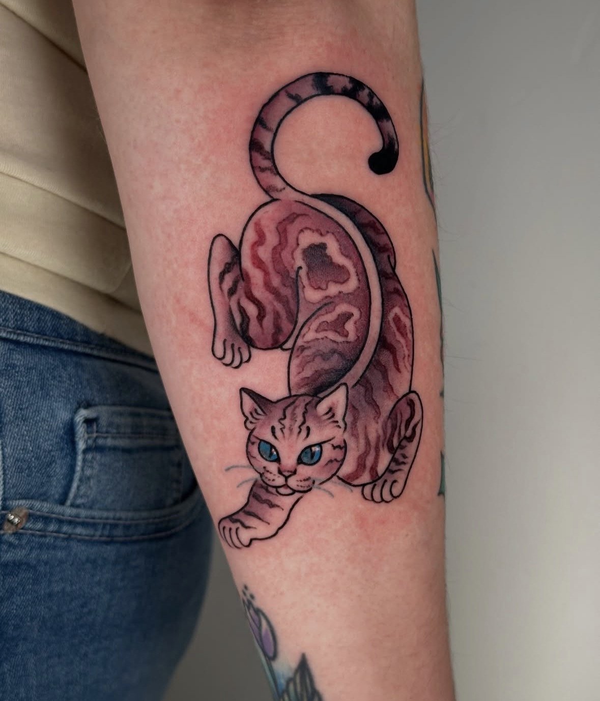 Cat tattoo San diego