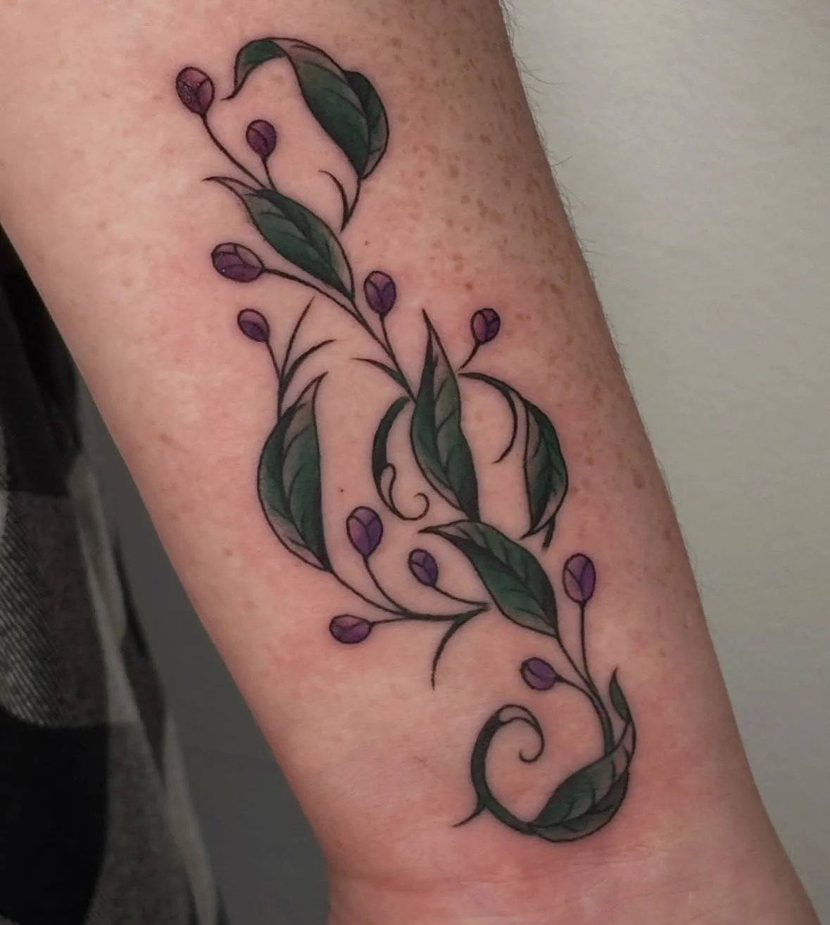 Botanical tattoo San Diego 