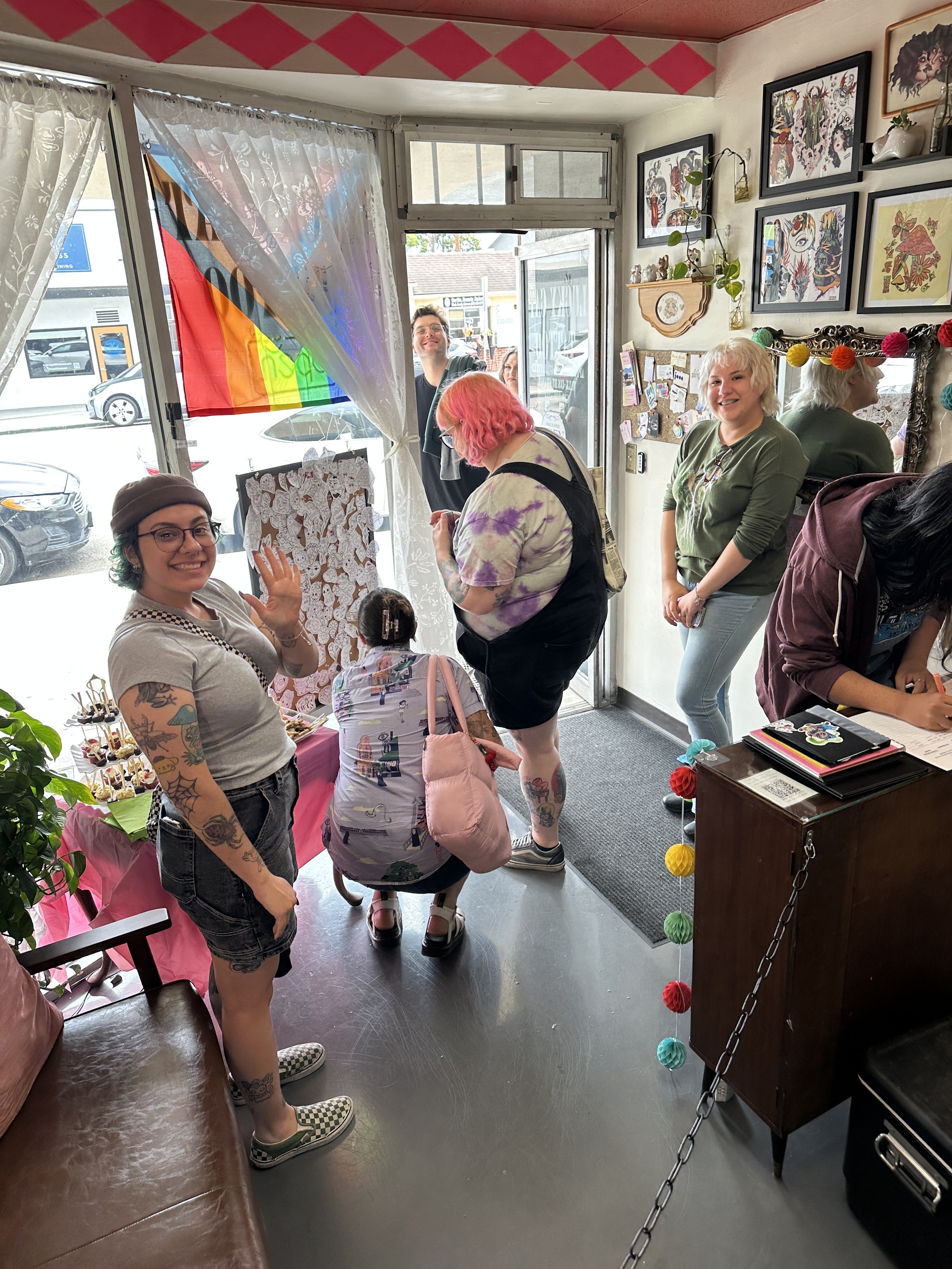 Woman owned queer owned POC owned tattoo shop in San Diego