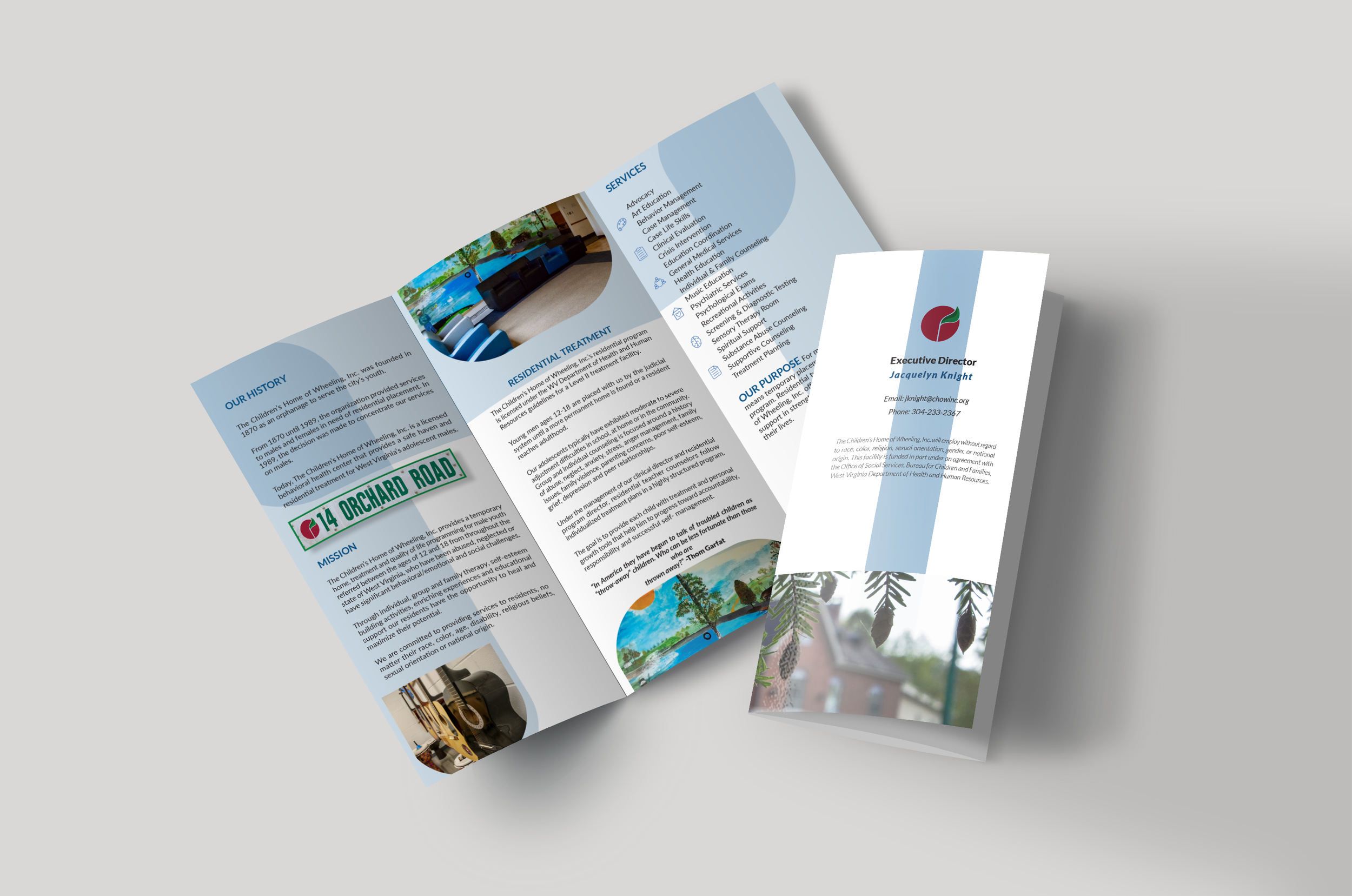 Children's Home of Wheeling Brochure Design 2022