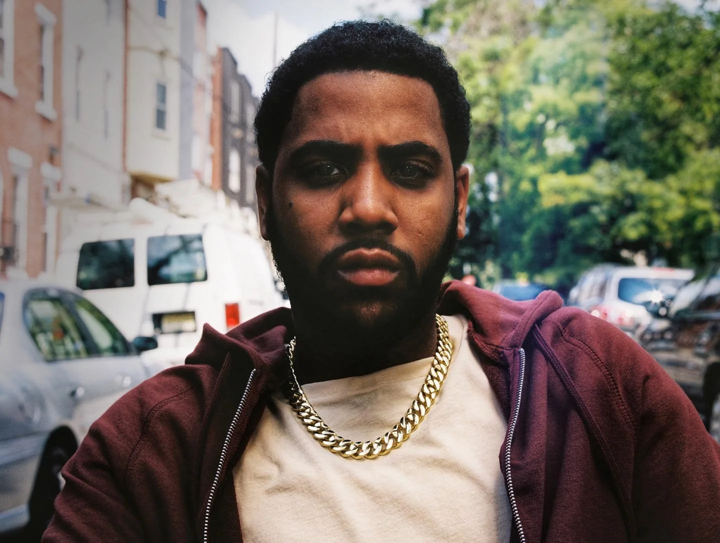 Jharrel Jerome on Set - 35mm