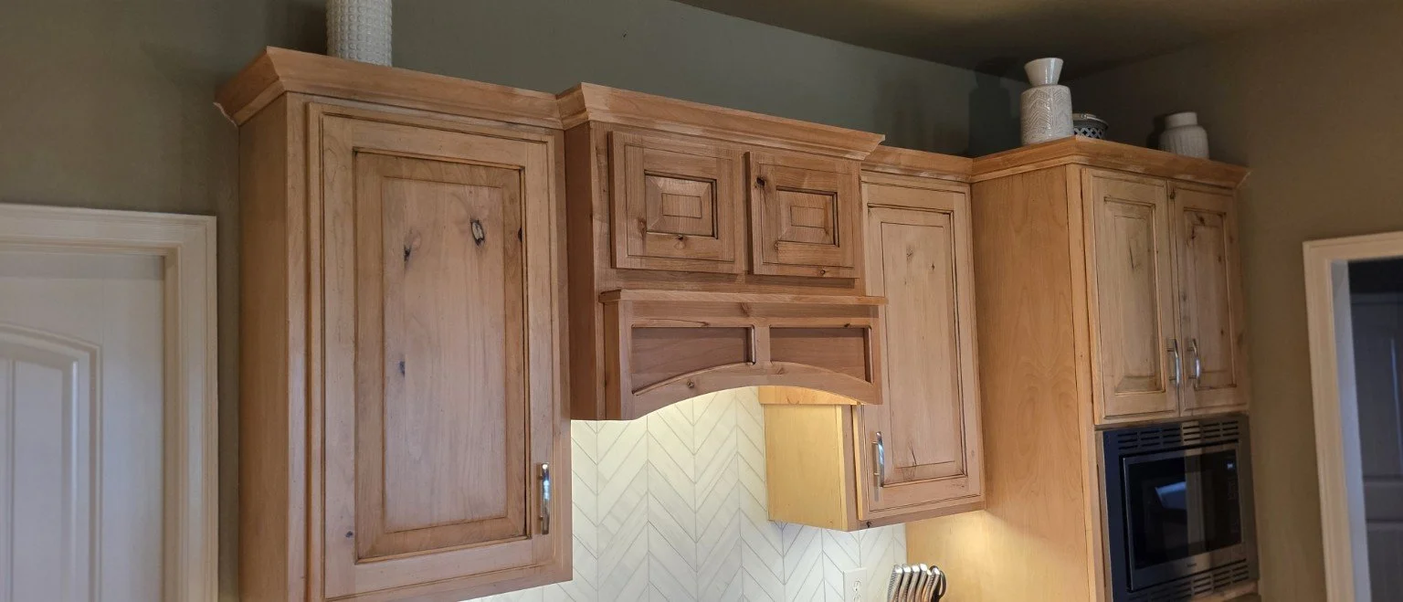 Custom wood kitchen cabinetry