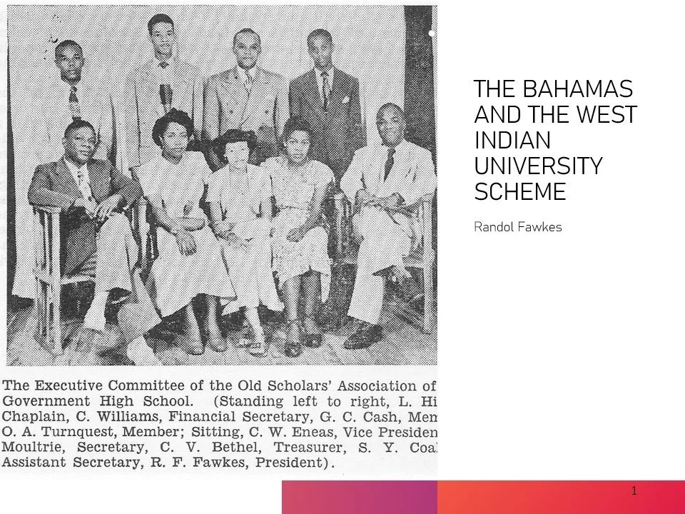 The Bahamas and the West Indian University Scheme