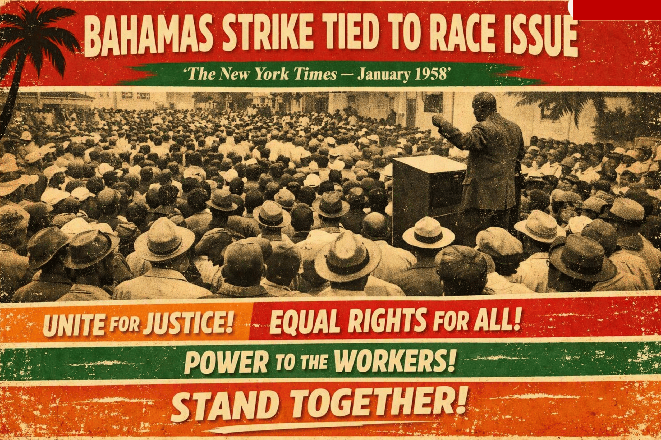 Bahamas Strike Tied to Race Relations — NYT Article