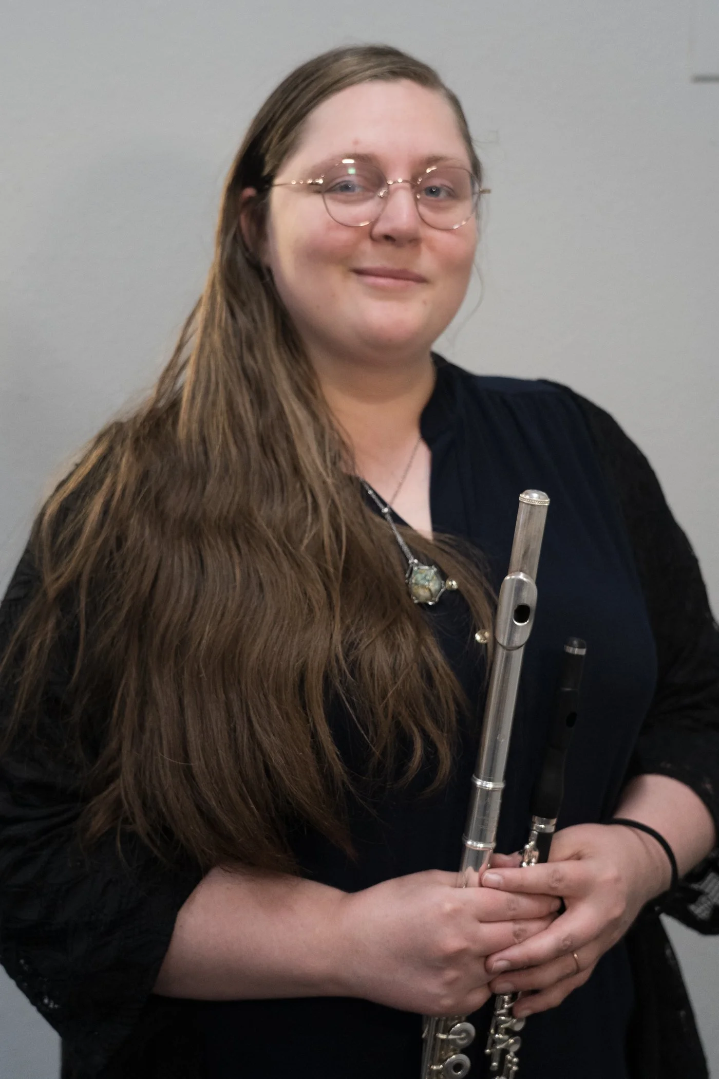 photo of Mikaela Storm with concert flute