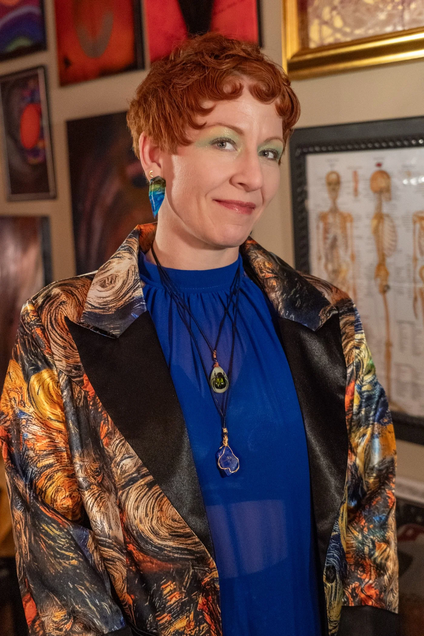 photo of Slade with red hair