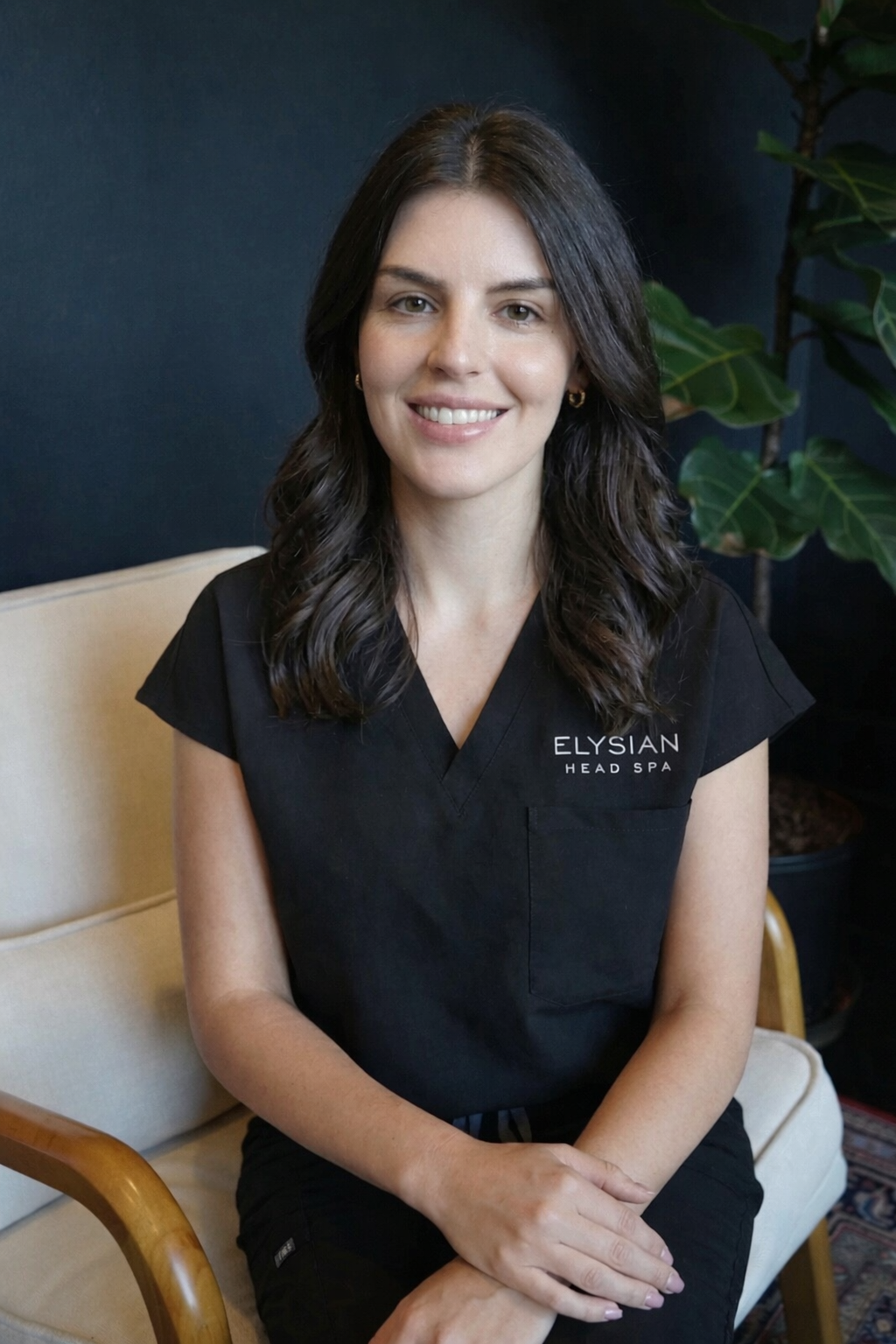 Samantha Vaughn, treatment special at Elysian Head Spa in Austin, Texas