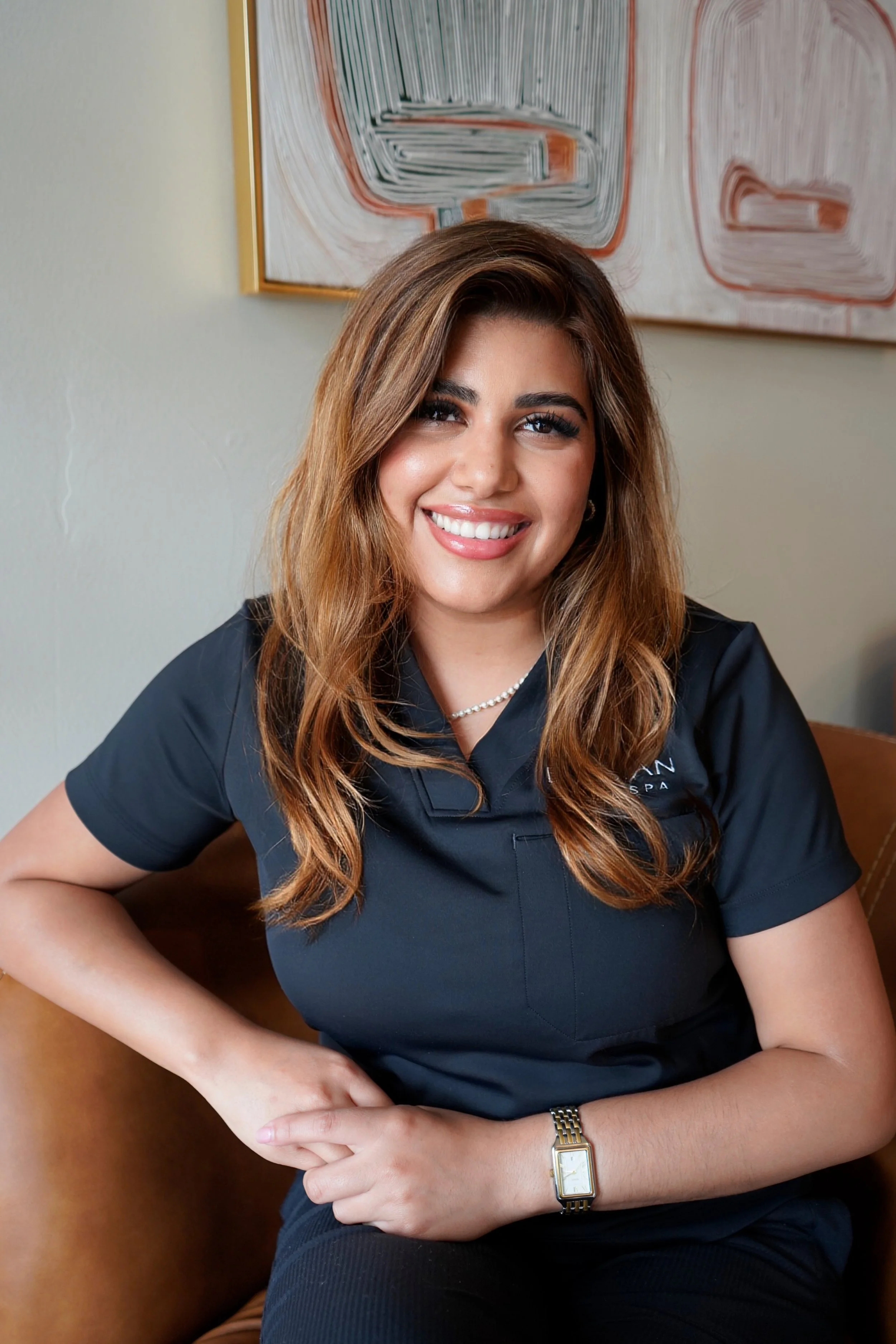 Michelle Cubias, Experience Lead at Elysian Head Spa Austin, providing results-driven hair restoration and clinical precision in a restorative environment.