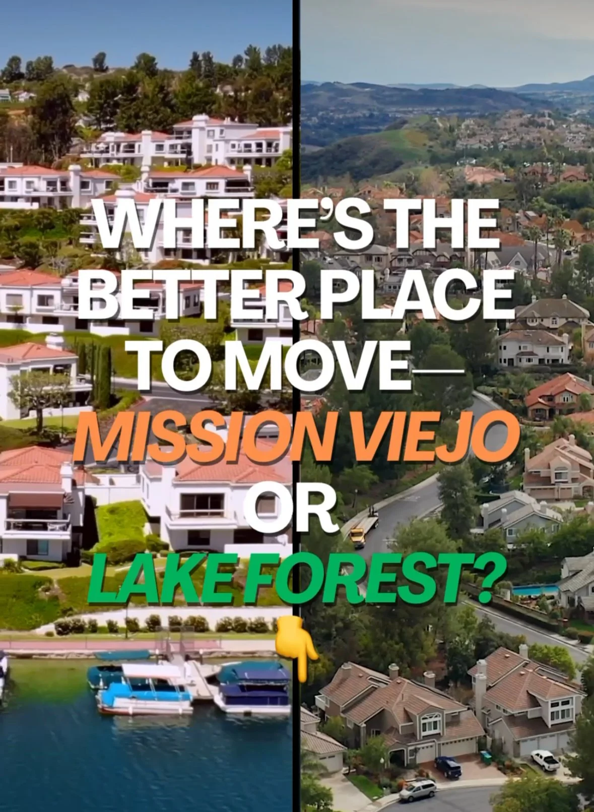 
Lake Forest vs. Mission Viejo (Buyer Breakdown) 🏡🌿🌳