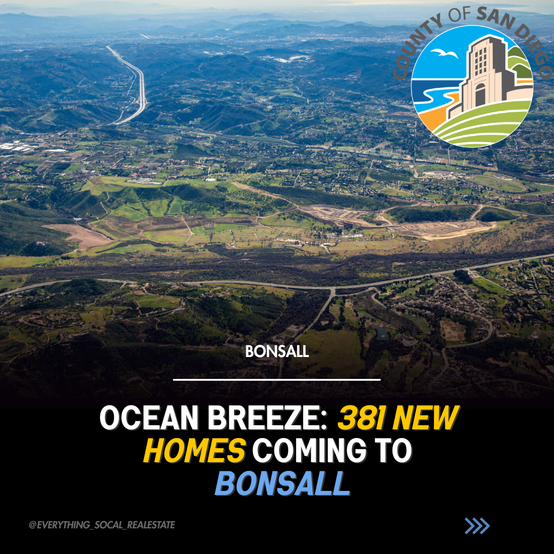 Ocean Breeze | 381 New Homes Coming to Bonsall