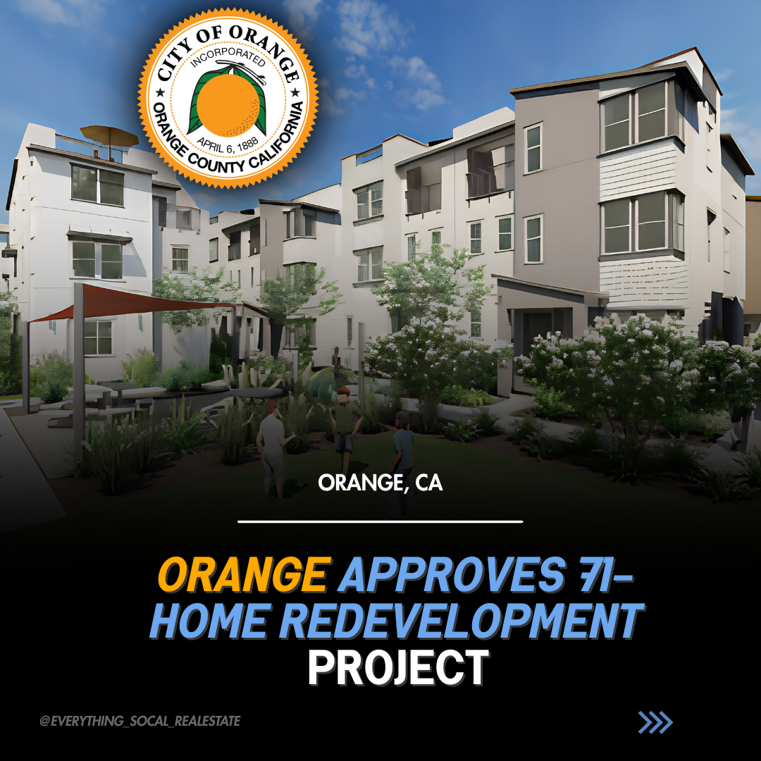 Orange Approves 71-Home Redevelopment at Former Best Buy