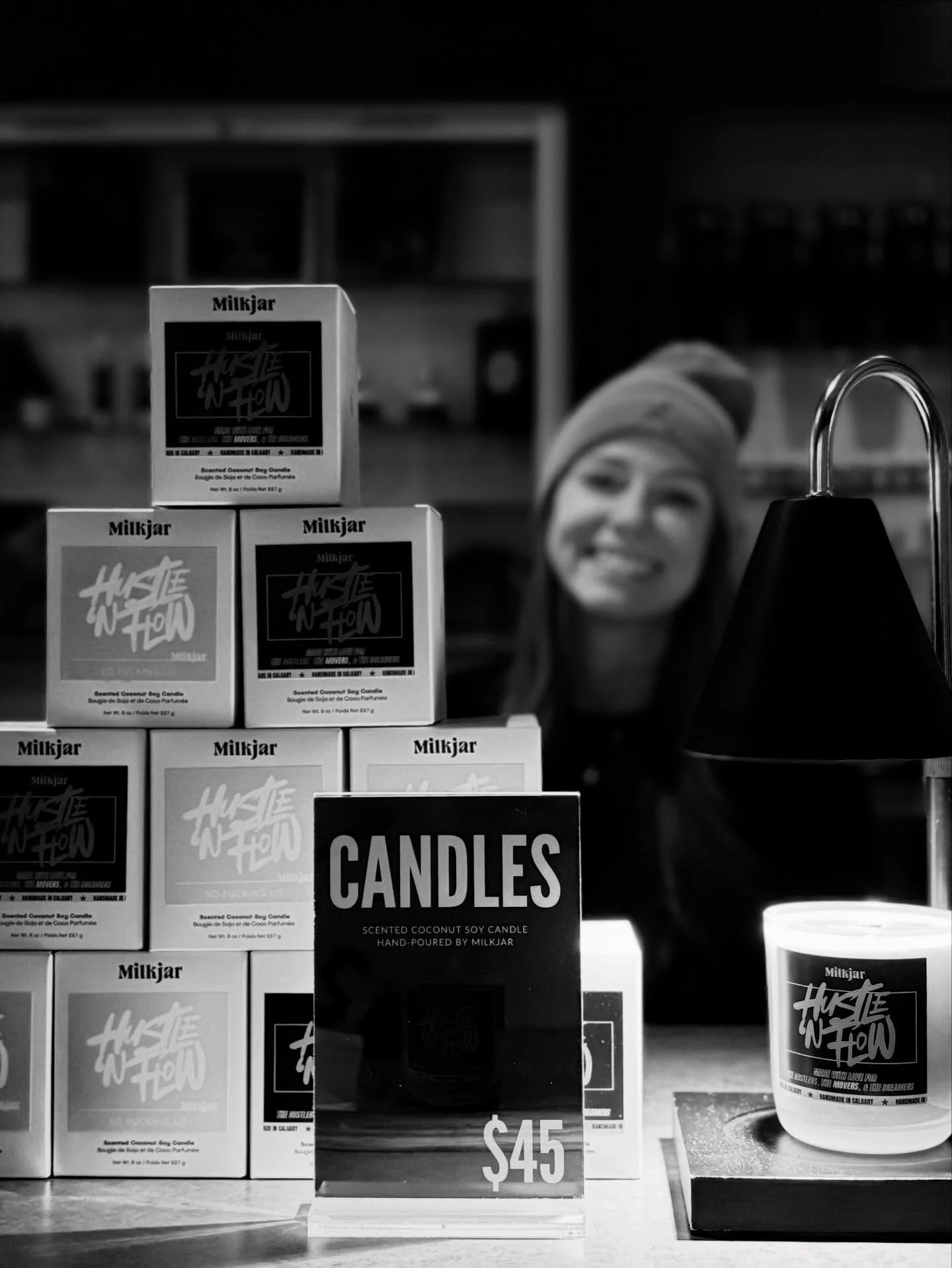 The only thing brighter than a @hustlenflowyyc candle is Nikki&rsquo;s smile after teaching 🔥

We&rsquo;re almost sold out of our first round of HNF candles! If you&rsquo;ve always wanted one but never got around to snagging one, this is your sign ✨