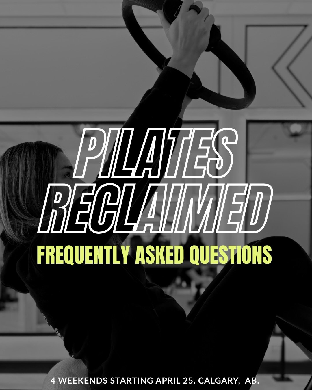 Pilates Reclaimed kicks off next weekend and we have limited space remaining! 

We&rsquo;ve had a few people sliding into our DMs with questions about the course so we thought we&rsquo;d put them all in one place in case you&rsquo;re considering a la