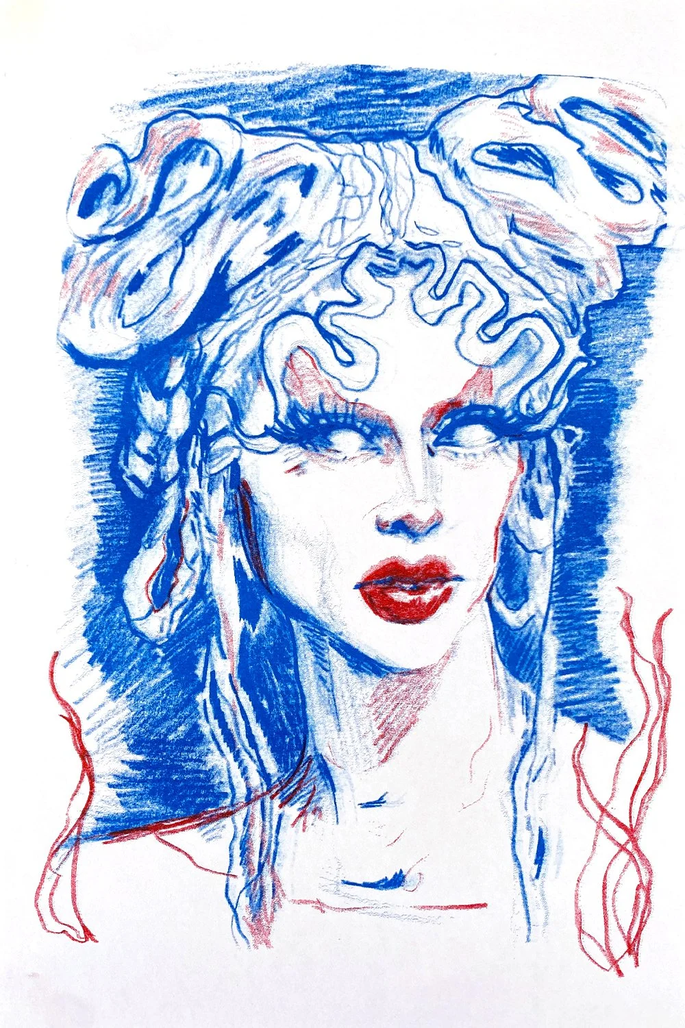 Bacteria Riso Print