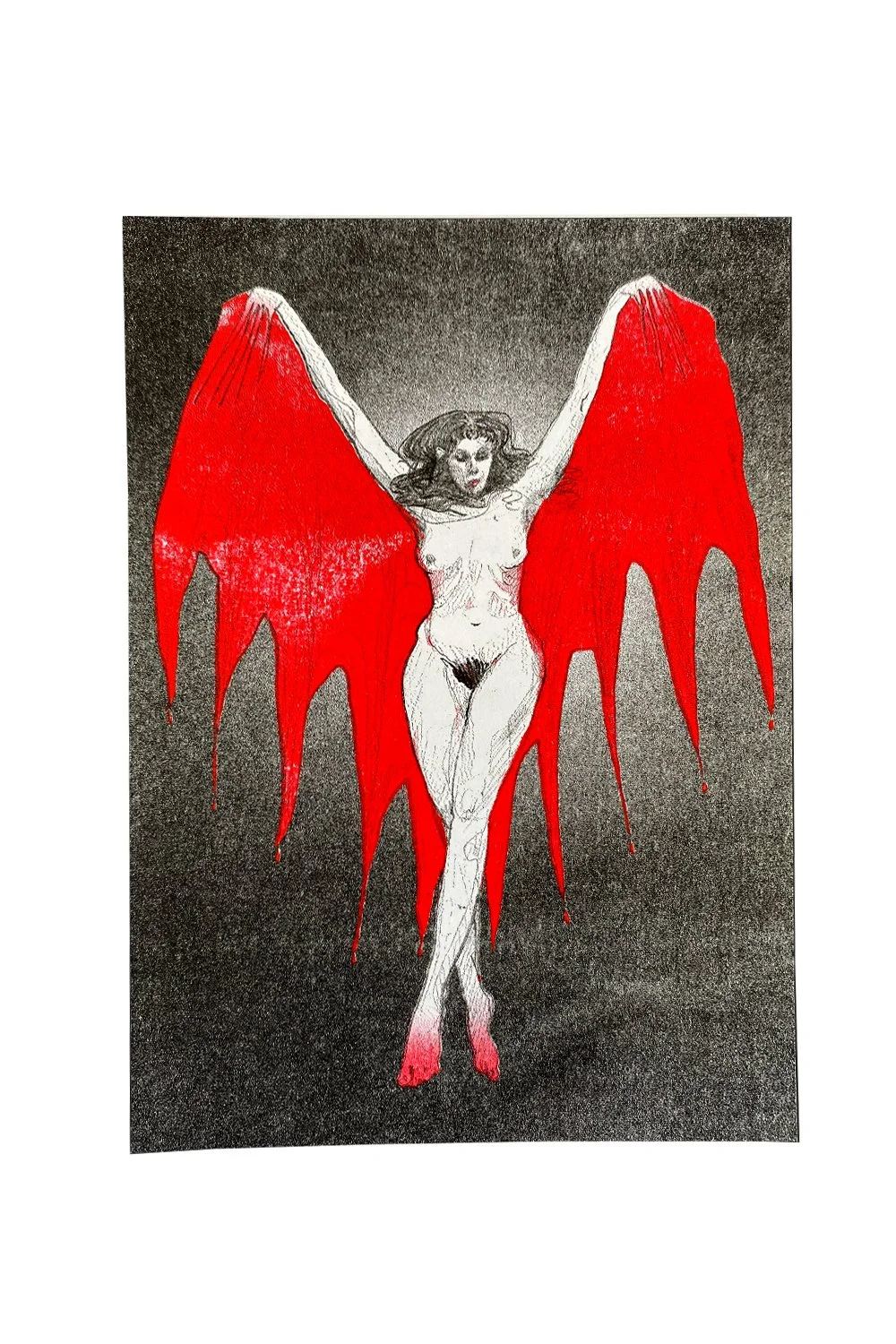 Vampire Nudes Riso Print