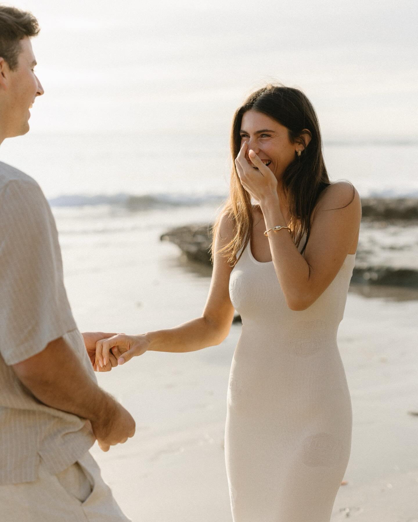 A few loved-up favorites from Domenique &amp; Michael&rsquo;s proposal in Encinitas 🤍

Michael set it up as a skincare shoot so Domenique and I were &ldquo;working&rdquo; together&hellip; and then he completely surprised her and proposed.

. 
.
.

#