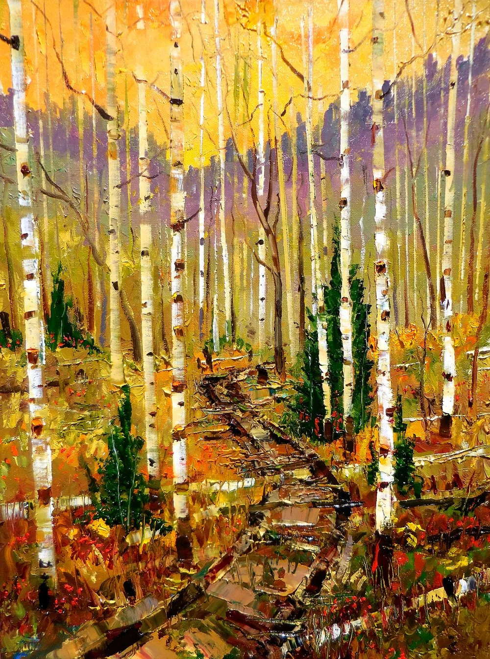 The Way Through the Aspen Grove