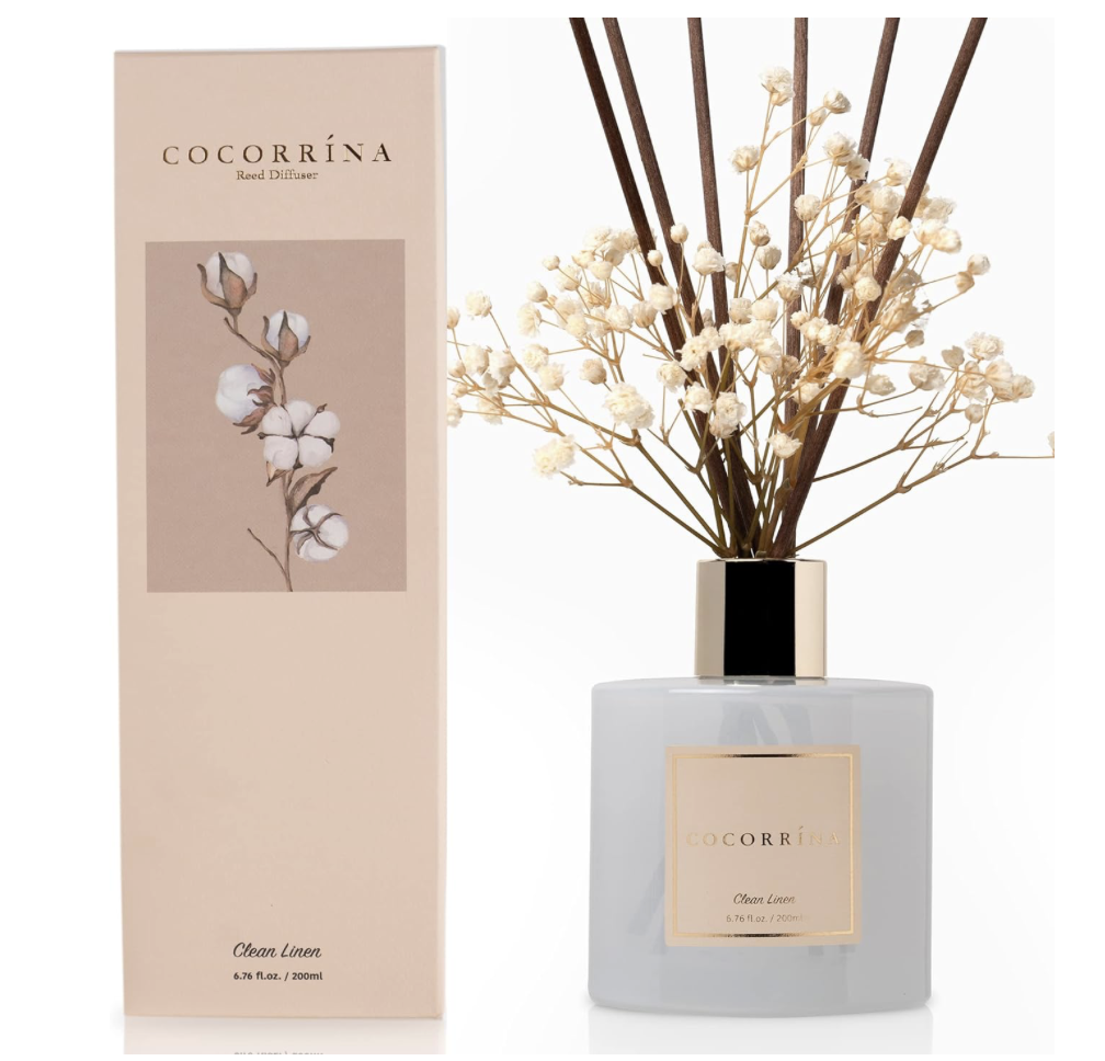 Clean Linen Reed Diffuser, $19