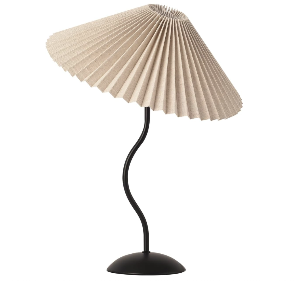 Small Pleated Table Lamp, $40