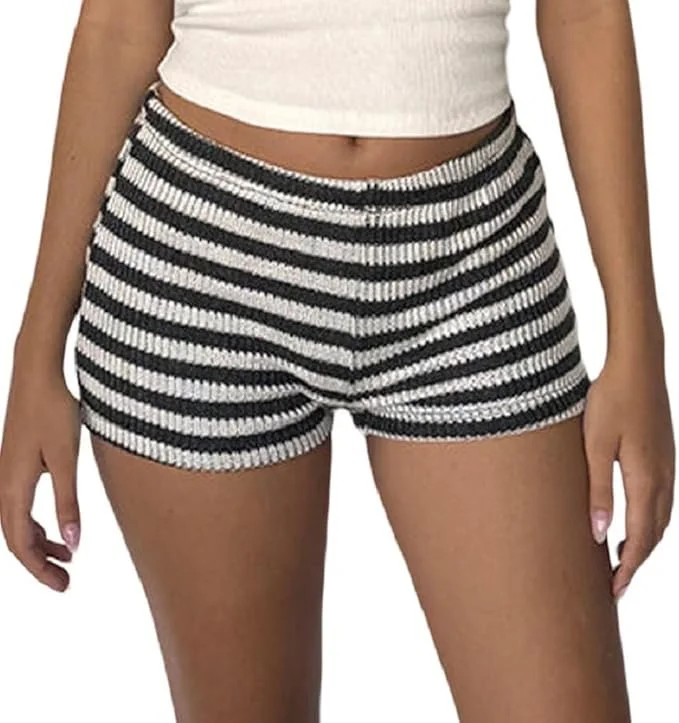 Striped Knit Shorts, $13