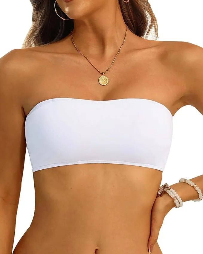 White Bandeau Top, $22