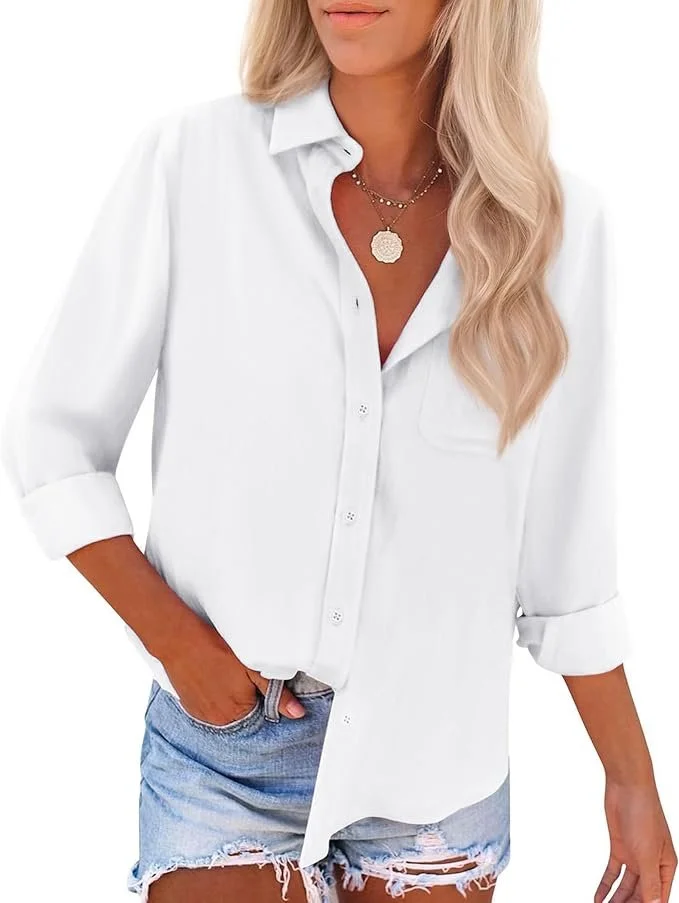 White Button Down Shirt, $17