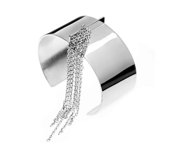 Pompon Cuff Bracelet