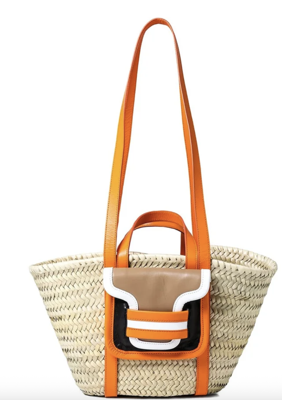 Alpha Rafia Basket Bag