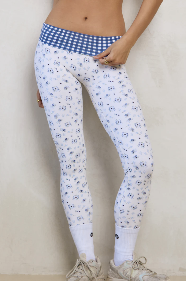 Blueberry Gingham Leggings
