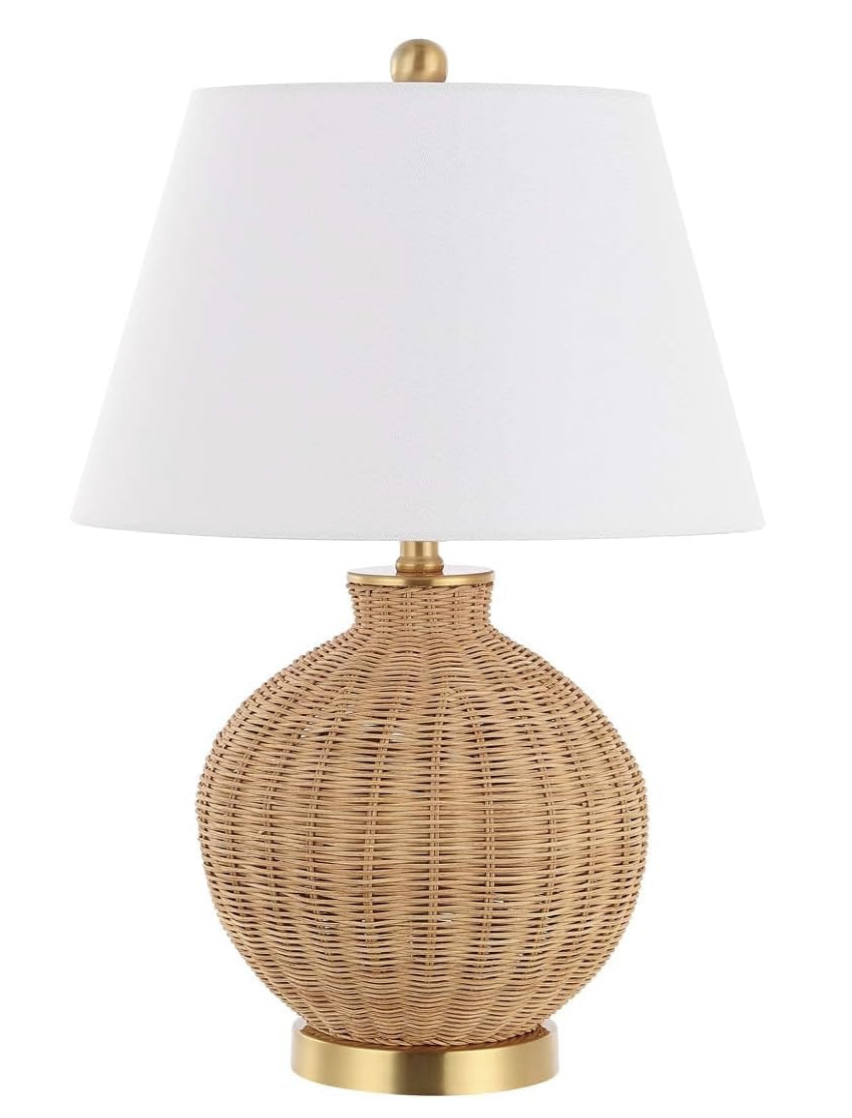 Nobuo Natural/Brass Lamp, $85