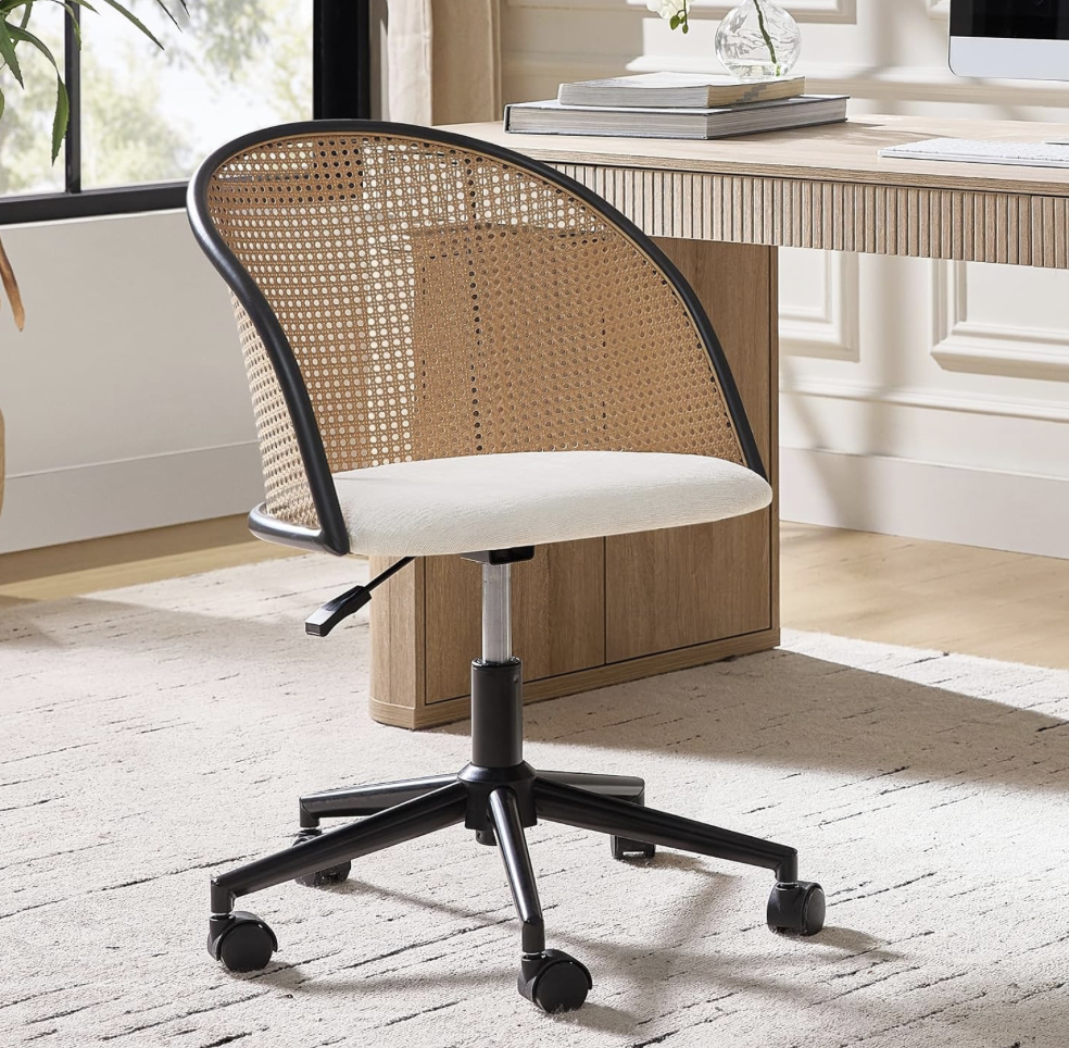 Rattan Office Chair, $139