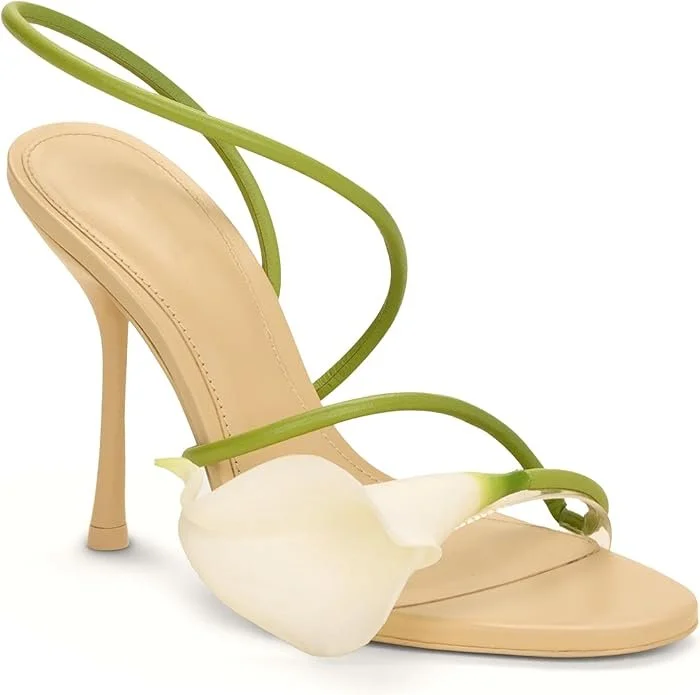 Calla Lily Strappy Heels
