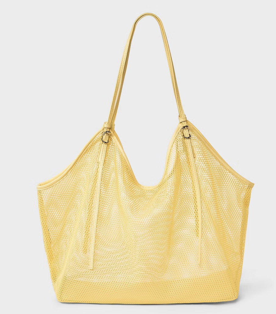 Mesh Net Tote Bag, $20