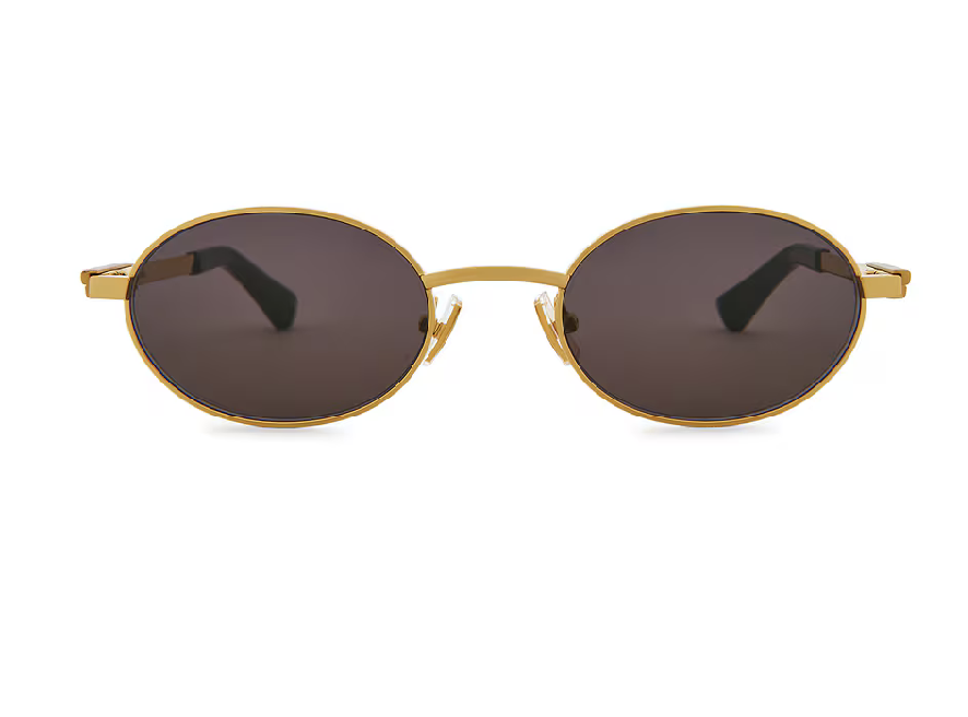 Oval Sunglasses by Bottega Veneta, $570