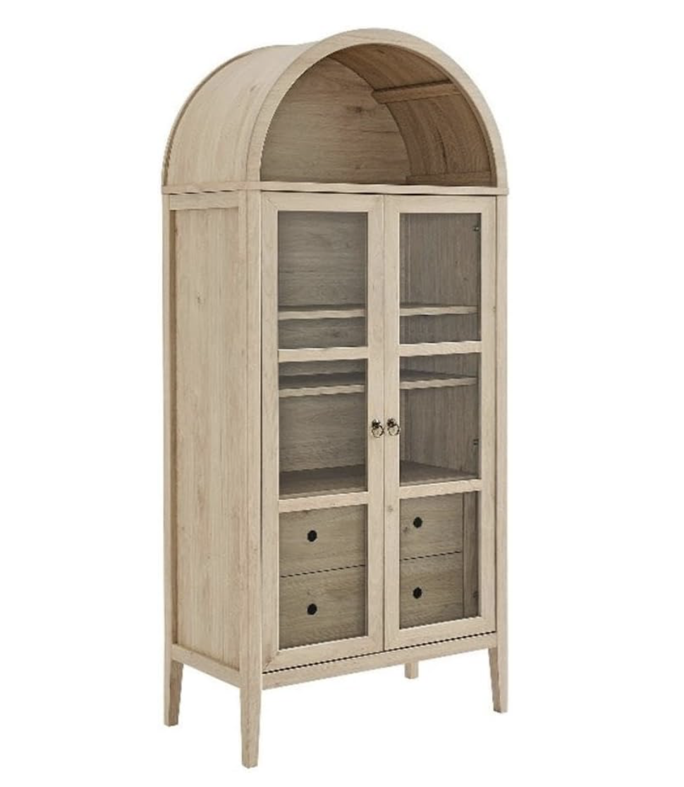 Arched Storage Display Cabinet, $550