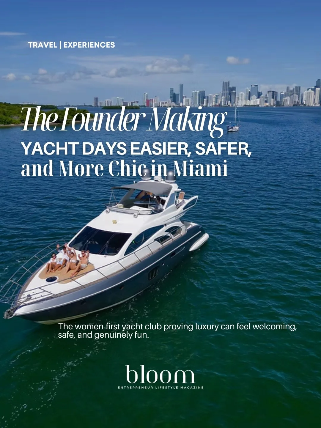 Miami has no shortage of flashy experiences, but @yachtqueenmiami feels different. Founded by @alexascaltrito , this women-first yacht club is making days on the water easier, safer, and far more attainable&hellip;whether you&rsquo;re booking solo, c