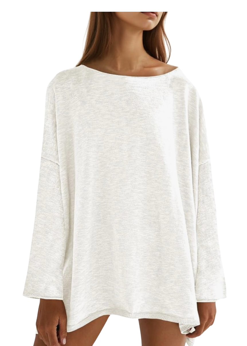 Oversized White Sweater, $29