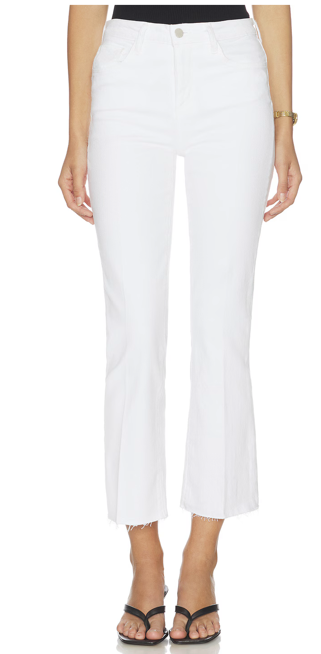 Kendra High Rise Crop Flare Jean