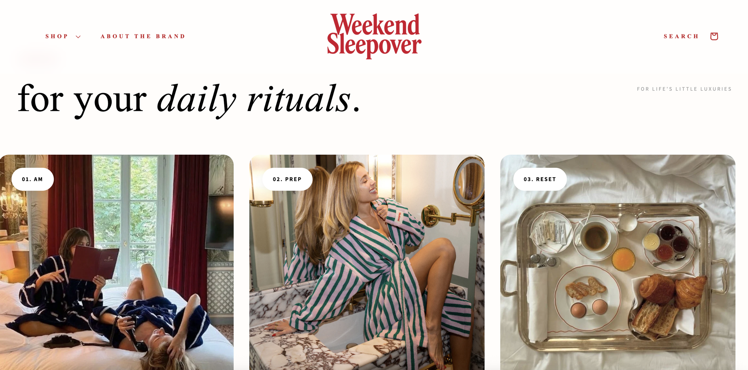 Weekend Sleepover robe