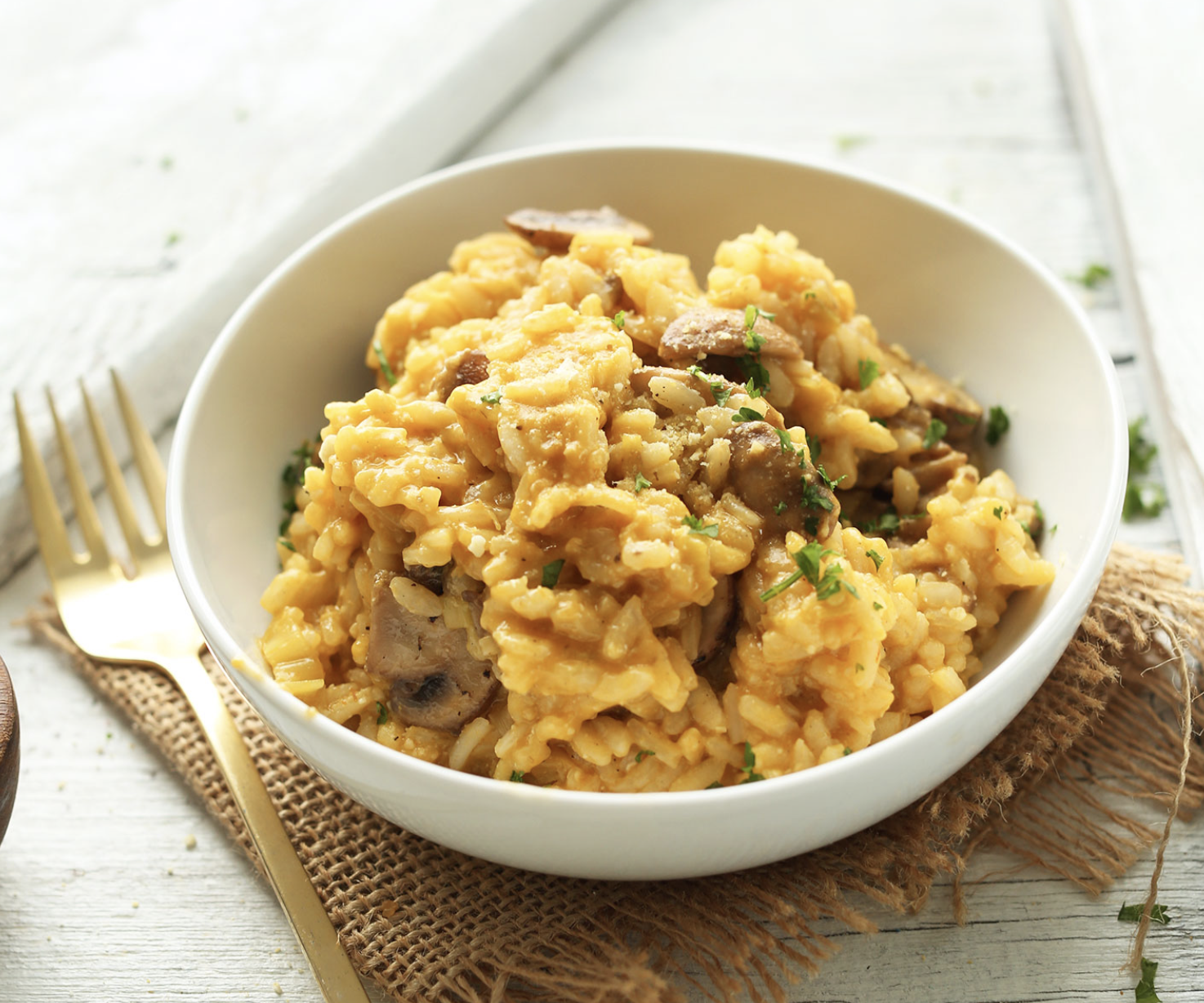 mushroom risotto