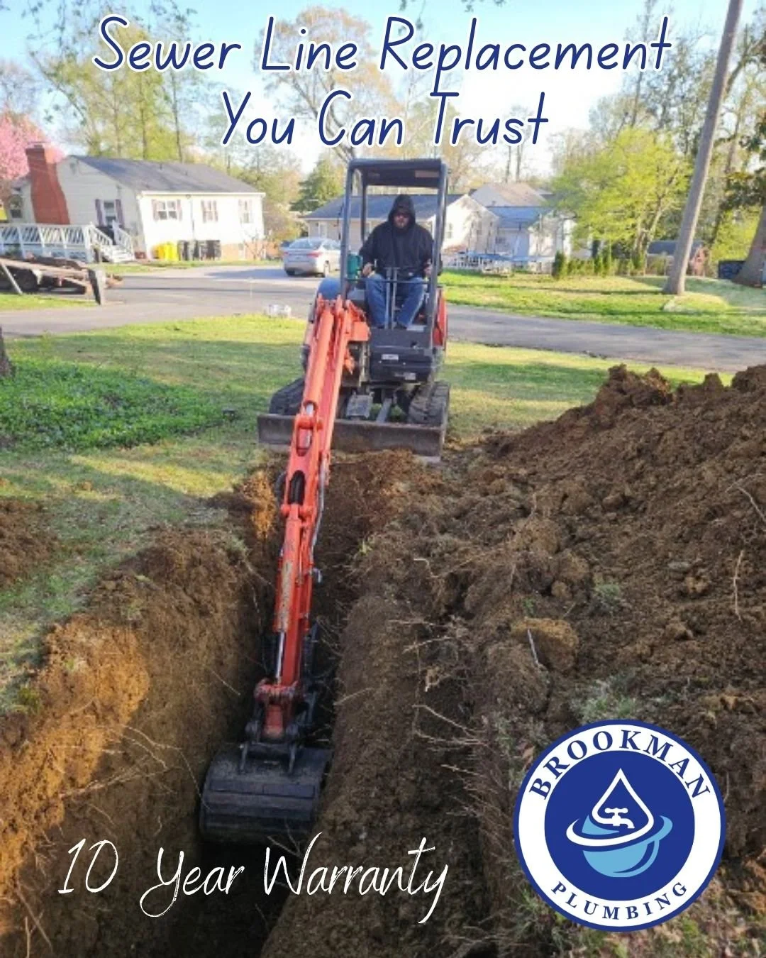 When it comes to sewer line replacement, you want it done right the first time.

That&rsquo;s why we stand behind our work with a 10-year warranty on complete sewer and water line replacements. It&rsquo;s not just about fixing the problem. It&rsquo;s