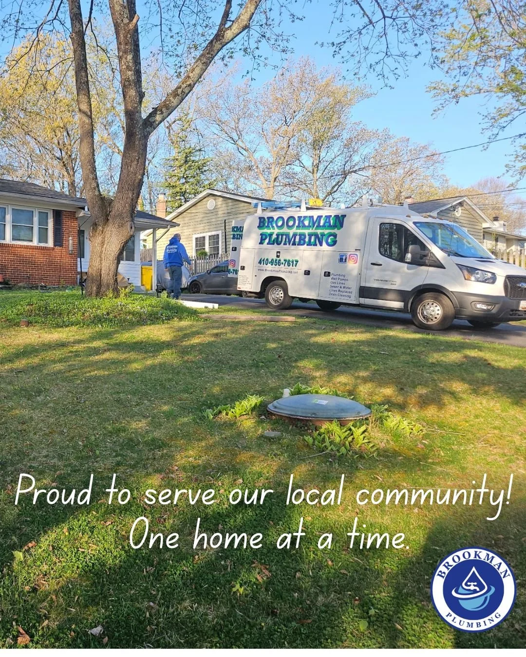 There&rsquo;s nothing better than serving the community we call home 💙

For over 20 years, Brookman Plumbing has been helping families across Anne Arundel County with honest, reliable plumbing service they can count on. From small repairs to big job