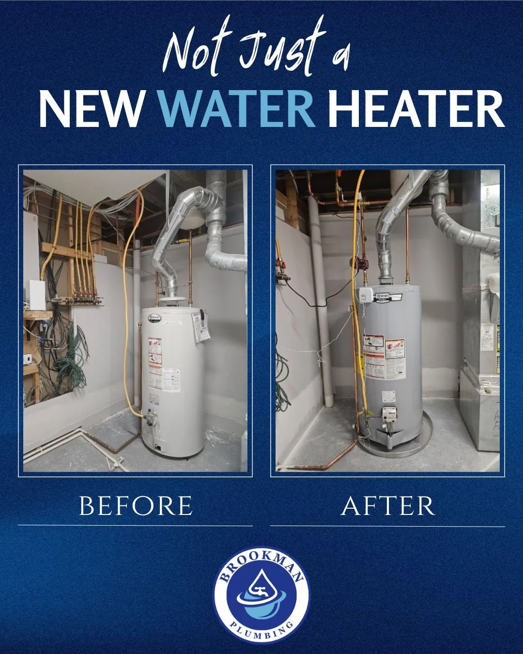 For this project, we went beyond installing a new tank. We added a safety pan and drain, an automatic leak detection shut-off system, and a recirculation pump to help deliver hot water faster to the farthest fixtures in the home.

The result? More pr