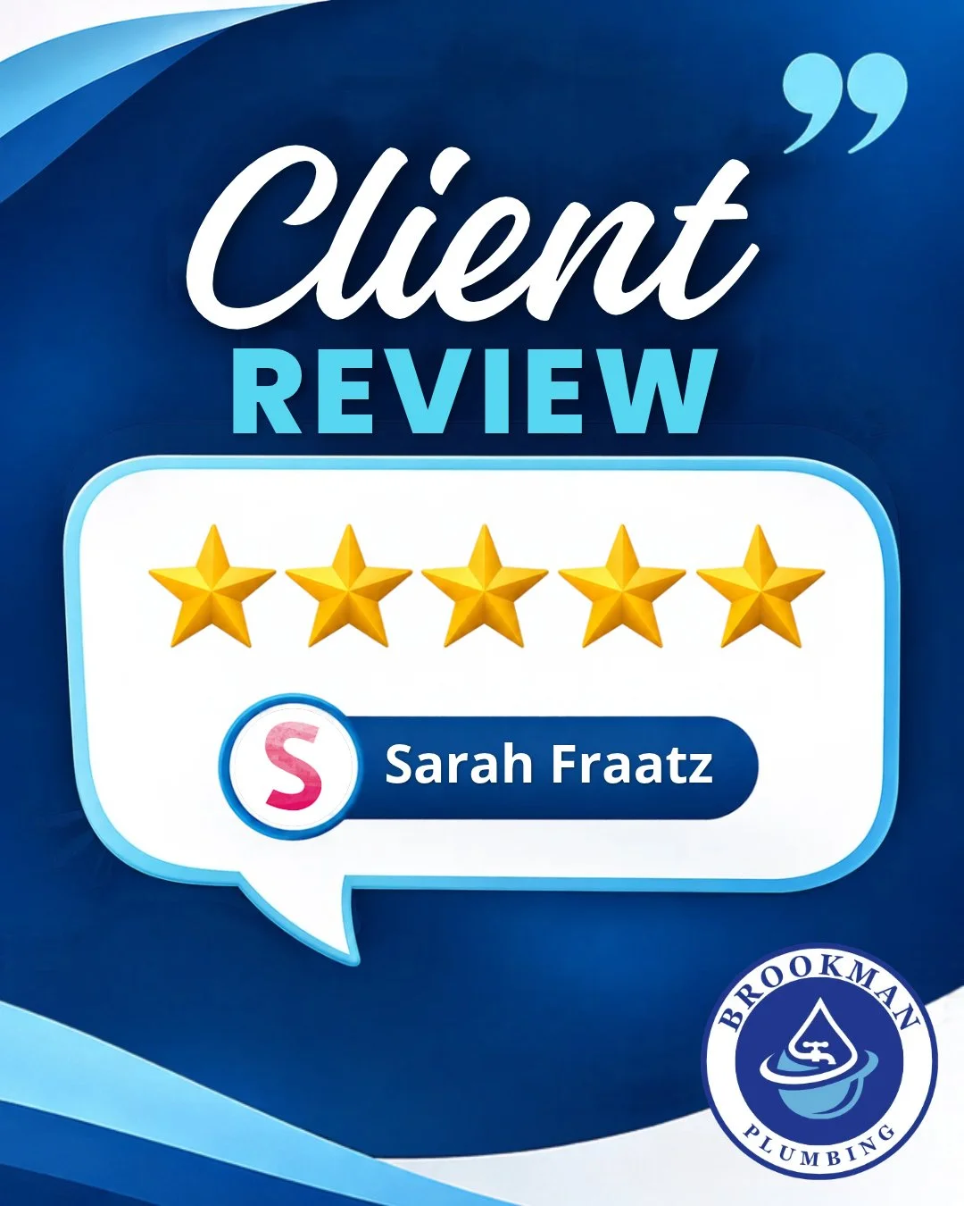 A big thank you to Sarah for taking the time to leave us a 5-star review! We appreciate the support and the trust our customers continue to place in Brookman Plumbing.

📞 (410) 956-7617
🌐 www.brookmanplumbing.net

#BrookmanPlumbing #5StarReview #Cu