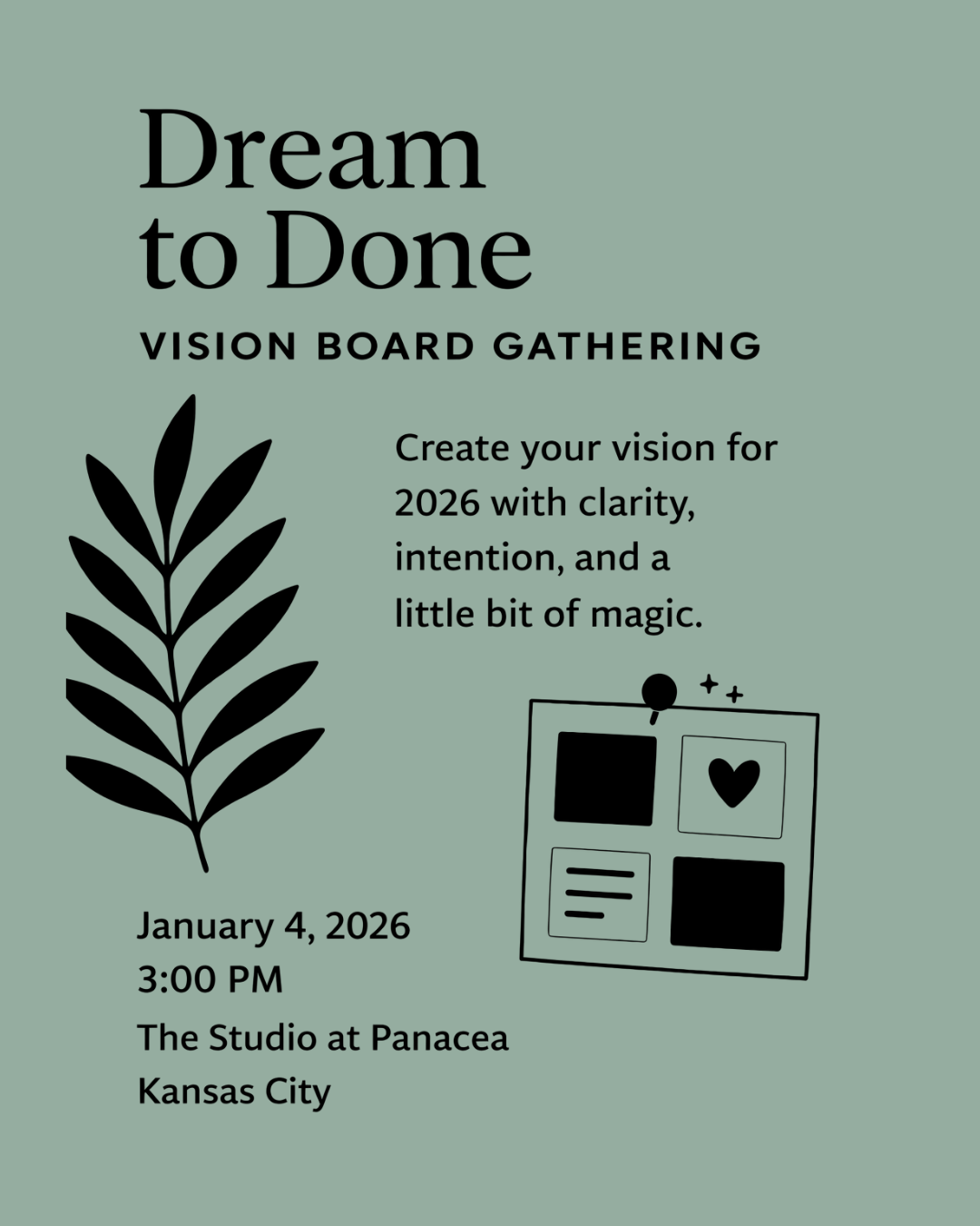 Dream to Done: A Vision-Board Gathering