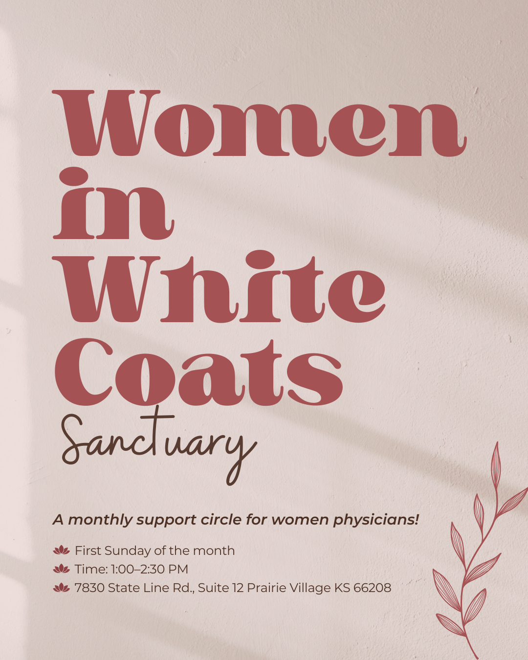 Women in White Coats Sanctuary
