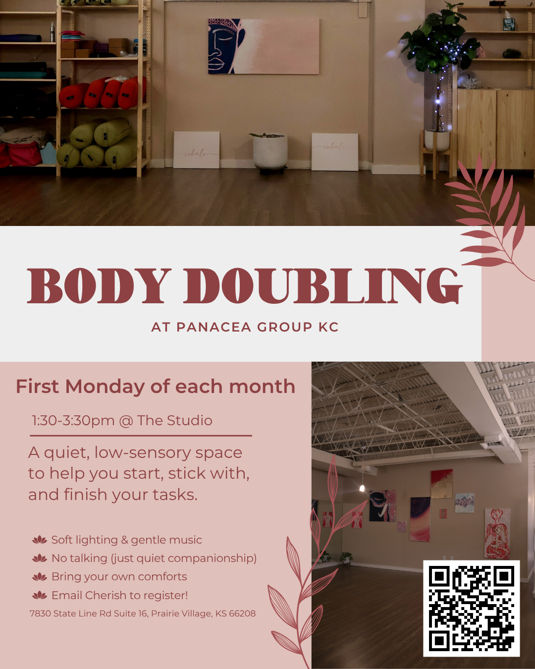 Quiet Productivity Circle: body doubling session